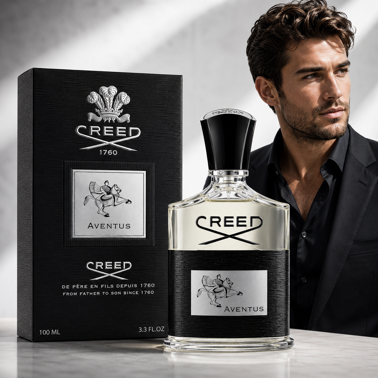 Creed Aventus Eau De Parfum For Men 3.3 Fl Oz