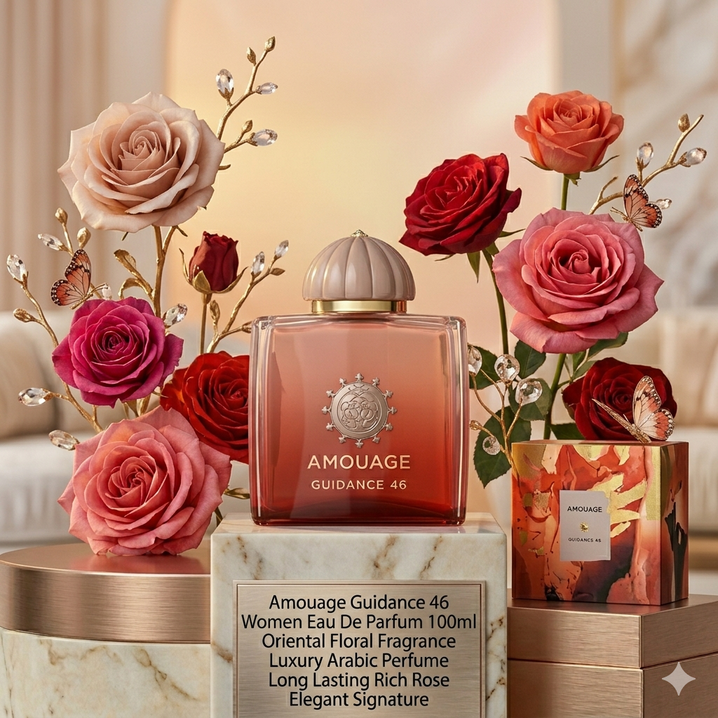 Guidance 46 Women Eau De Parfum 100ml Oriental Floral Fragrance Luxury Arabic Perfume Long Lasting Rich Rose Elegant Signature