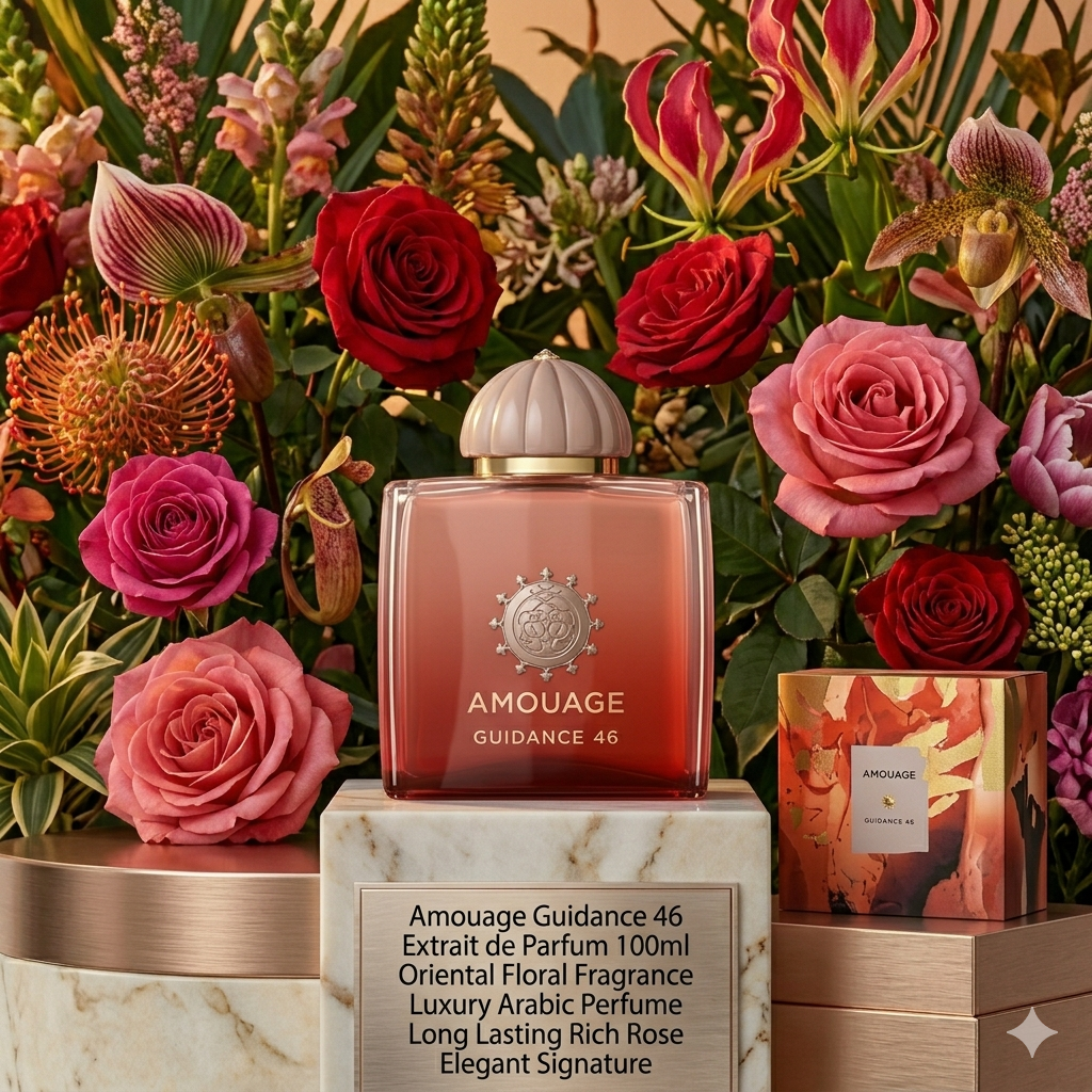 Guidance 46 Women Eau De Parfum 100ml Oriental Floral Fragrance Luxury Arabic Perfume Long Lasting Rich Rose Elegant Signature